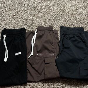 SHEIN Black and Brown Sweatpants Trio